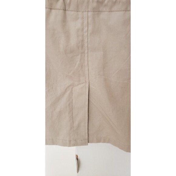 NEW C'EST TOI  COTTON TAN COLOR JACKET VEST SZ LARGE - Picture 7 of 11